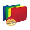 Smead Top Tab Poly Colored File Folders, 1/3-Cut Tabs: Assorted, Letter, 0.75" Exp, Assorted Colors, 12PK 10505